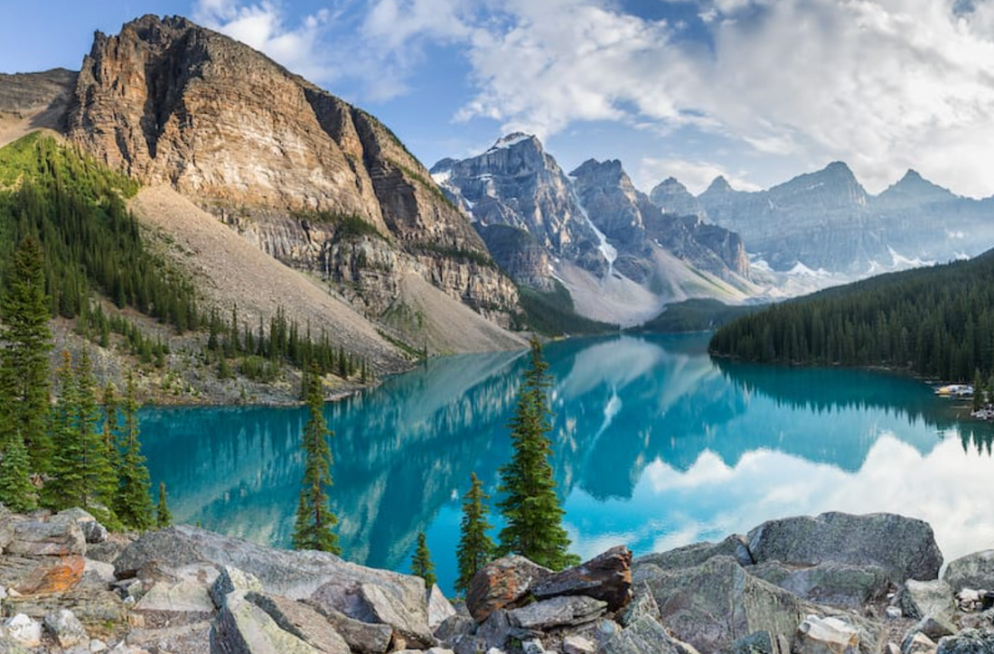 The Rocky Mountains serve as the shiniest jewels of the United States.